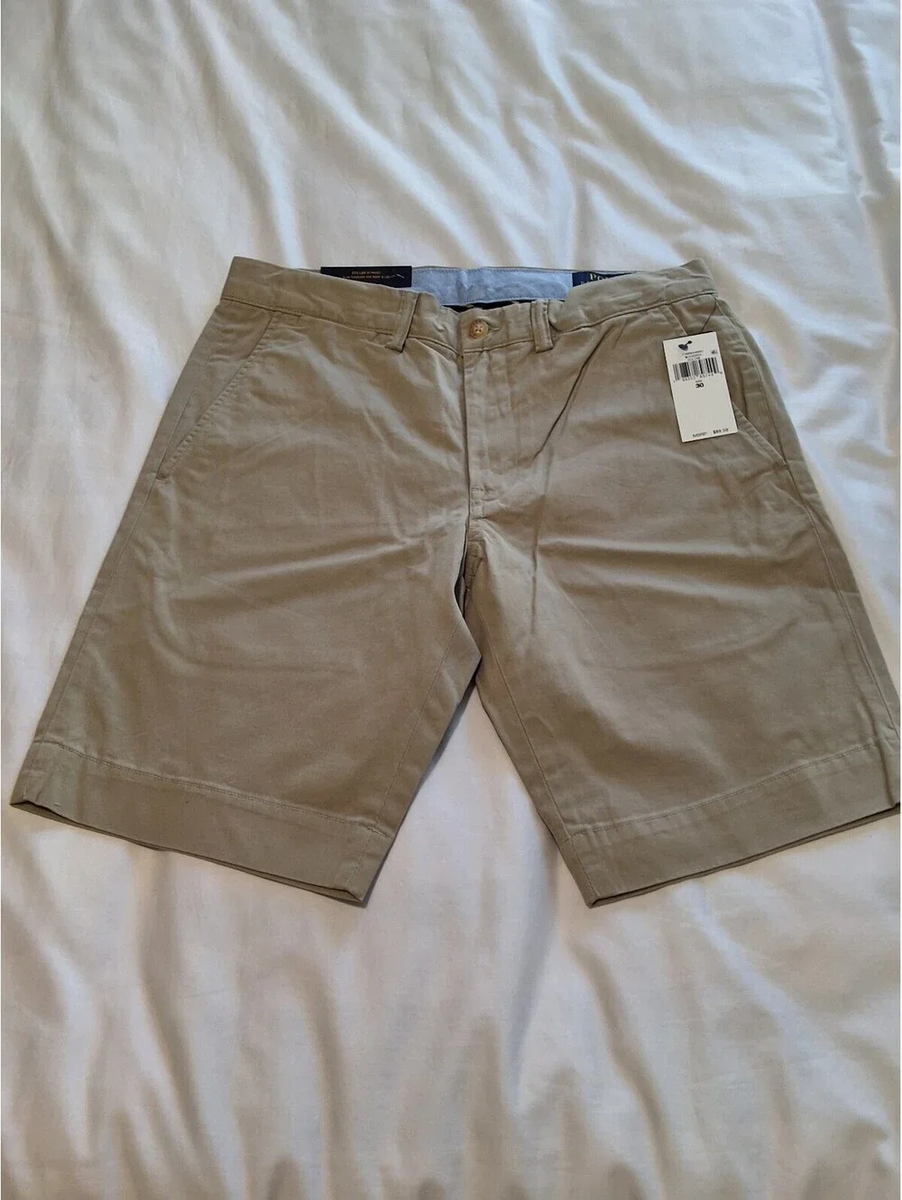 Polo Ralph Lauren Stretch Slim Fit Chino Shorts in Khaki Size 30
